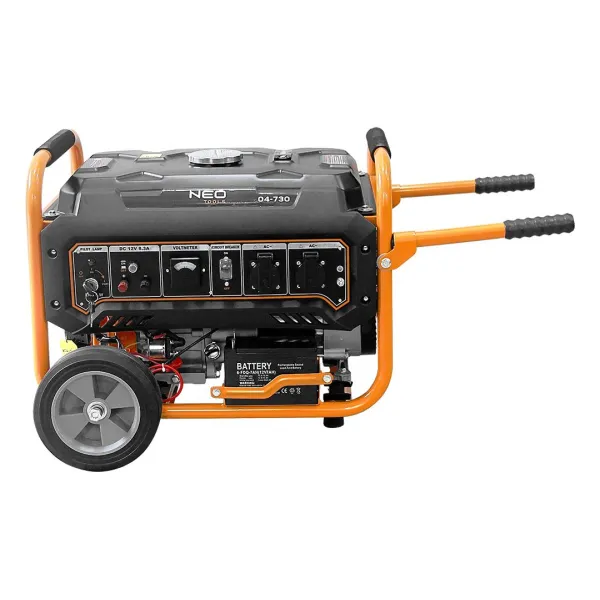 Генератор бензиновий 230В (1 фаза) 2.8/3кВт електростарт AVR 45кг Neo Tools (04-730) - Фото 4