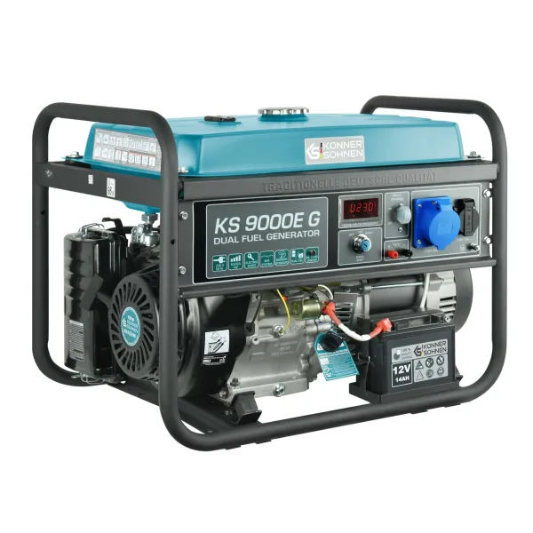 Генератор газо-бензиновый KS 9000E G 230В 6.5кВт электростартер 83.0кг Konner&Sohnen (KS9000EG) - Фото 5