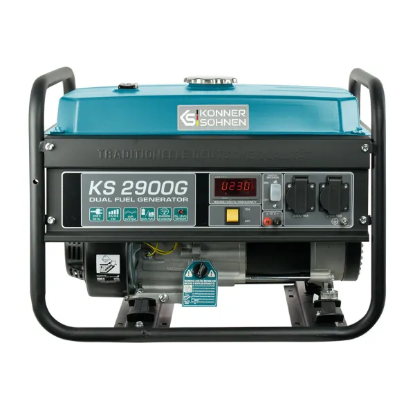 Генератор газо-бензиновый KS 2900G 230В 2.9кВт ручной запуск 43кг Konner&Sohnen (KS2900G) - Фото 2