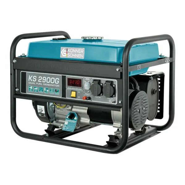 Генератор газо-бензиновый KS 2900G 230В 2.9кВт ручной запуск 43кг Konner&Sohnen (KS2900G) - Фото 4