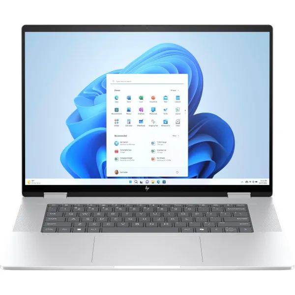 Ноутбук Envy x360 16-ac0000ua 16" 2.8K OLED Touch, Intel U7-155U, 16GB, F1024GB, UMA, Win11, сріблястий HP (AQ8K3EA)
