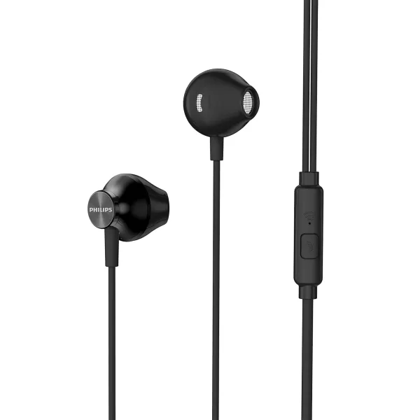 Наушники 3.5 mini-jack In-ear Mic чёрные Philips (TAUE101BK/00)
