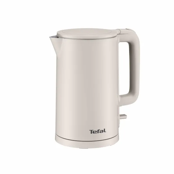 Электрочайник Thermo Protect, 1.5л, пластик, бежевый Tefal (KO140BE0) - Фото 1