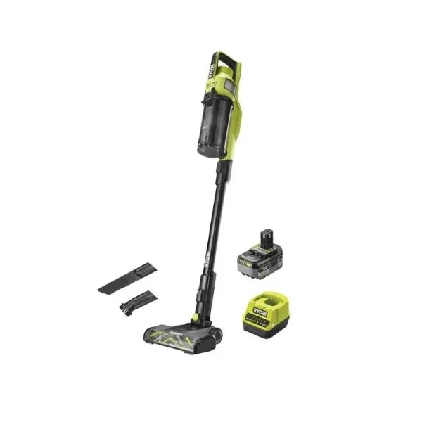 Пылесос аккумуляторный ONE+ HP RSV18X-1X40G 18В 1х4А·ч 90Вт 20кПа  контейнер 0.8л HEPA12 3.1кг Ryobi (5133005660)