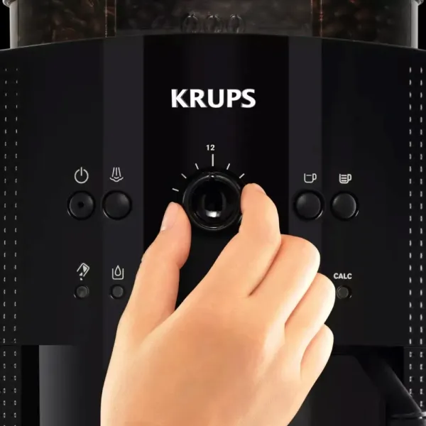 Кофемашина Essential Espresso 1.7л, зерно, ручной капучинатор, черный Krups (EA810870) - Фото 3
