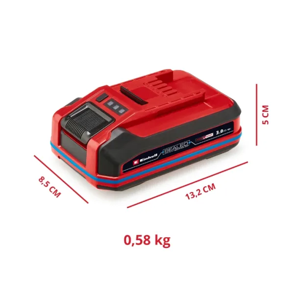 Аккумулятор PXC Plus SEALED 18В 3А·ч 900Вт 0.58кг Einhell (4511618) - Фото 3