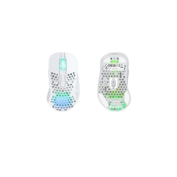 Мышь WL/USB-A RGB M4 белая Xtrfy (M4W-RGB-WHITE) - Фото 5