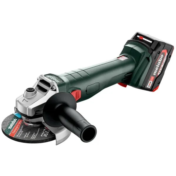 Шлифмашина угловая аккумуляторная W 18 L 9-125, 125мм, 18В 2х4Ач, 8500об/мин, М14, 2.3кг Metabo (602247510)