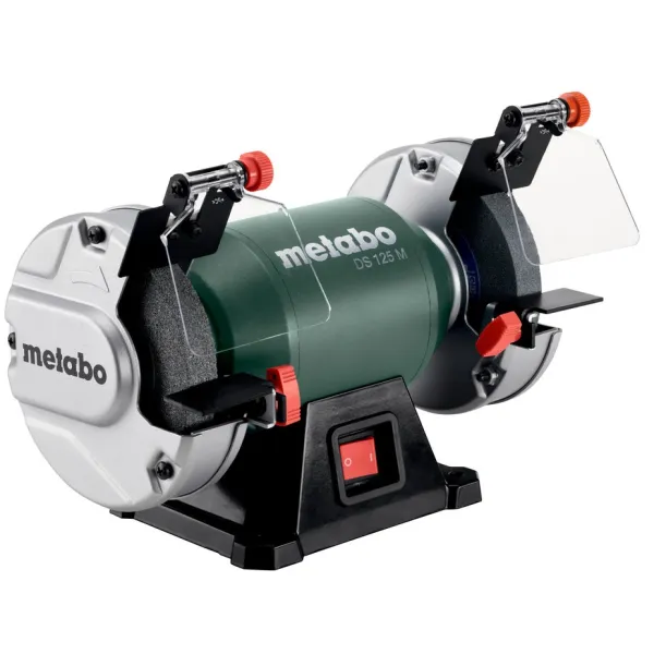 Станок точильный DS 125 M, 200Вт, круг 125х20мм, 2980об/мин, 6.7кг Metabo (604125000) - Фото 8