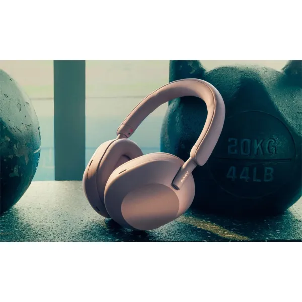 Наушники беспроводные BT 5.2 Over-ear ANC Hi-Res AAC LDAC Mic розовый Sony (WH1000XM5P.CE7) - Фото 3