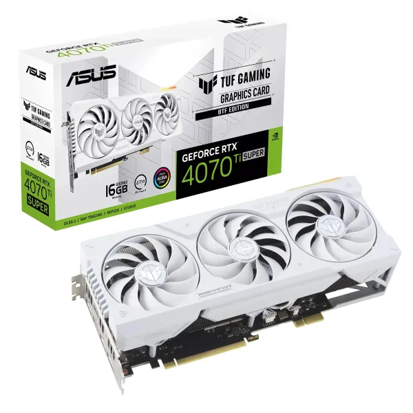 Видеокарта  GeForce RTX 4070 Ti SUPER 16GB GDDR6X  белый ASUS (90YV0KI1-M0NA00) - Фото 13