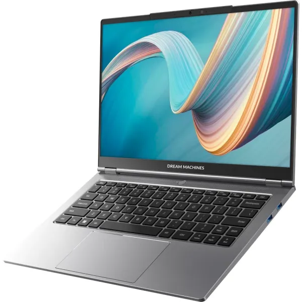 Ноутбук GX4MRXL-14 14QHD+ IPS, Intel U5-125H, 32GB, F1TB, UMA, DOS, серый Dream Machines (GX4MRXL-14UA21) - Фото 1