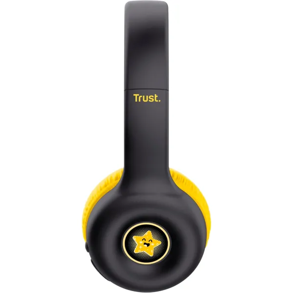 Наушники беспроводные On-ear Nouna Kids Mic чёрные Trust (25405_TRUST) - Фото 9