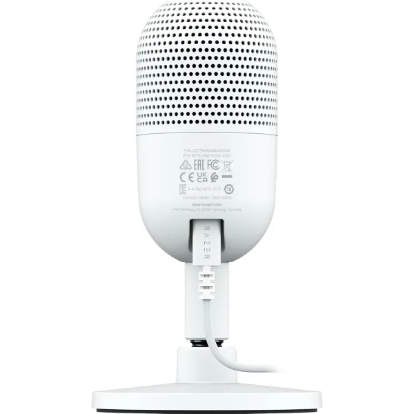 Микрофон USB-A геймерский Seiren V3 Mini, белый Razer (RZ19-05050300-R3M1) - Фото 1