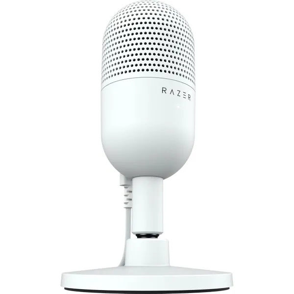 Микрофон USB-A геймерский Seiren V3 Mini, белый Razer (RZ19-05050300-R3M1) - Фото 2