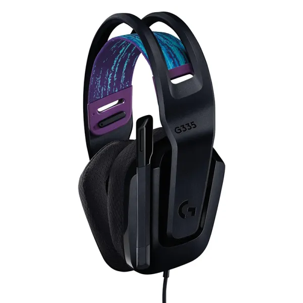 Гарнітура дротова ігрова G335, чорна Logitech (981-000978) - Фото 1