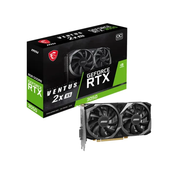 Видеокарта GeForce RTX 3050 8GB GDDR6 VENTUS 2X XS OC MSI (912-V809-4287) - Фото 4
