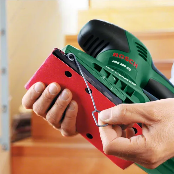 Шлифмашина вибрационная PSS 200 AC 200Вт платформа 93x230 24000кол·мин 1.6кг Bosch (0.603.340.100) - Фото 2