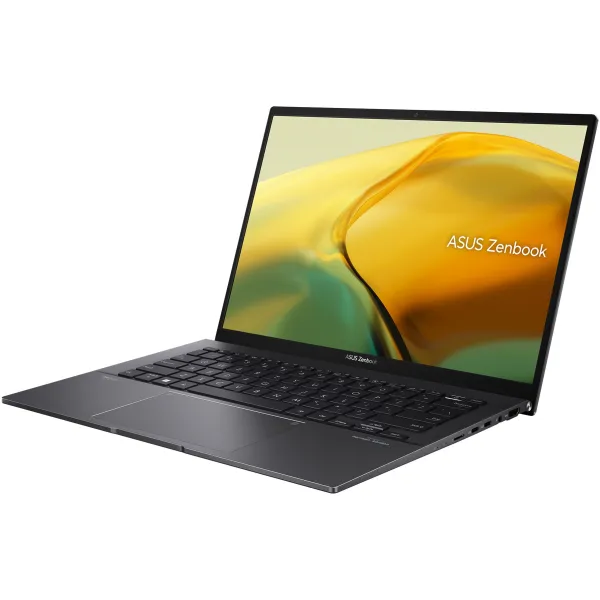 Ноутбук Zenbook 14 UM3402YA-KP752 14" WQXGA IPS, AMD R5-7430U, 16GB, F1TB, UMA, NoOS, Чорний ASUS (90NB0W95-M01C30) - Фото 2