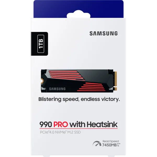 Накопитель SSD M.2 1TB PCIe 4.0 990PRO + радиатор Samsung (MZ-V9P1T0GW) - Фото 10