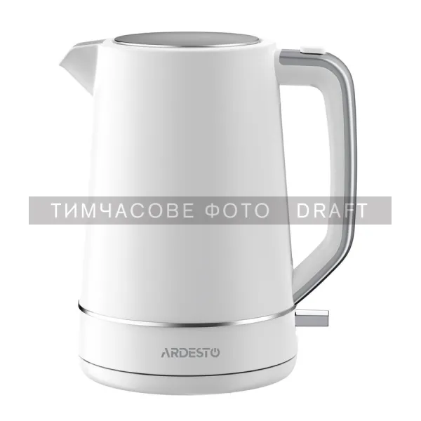 Электрочайник 1.7л, Otter, пластик, белый матовый Ardesto (EKL-450W)
