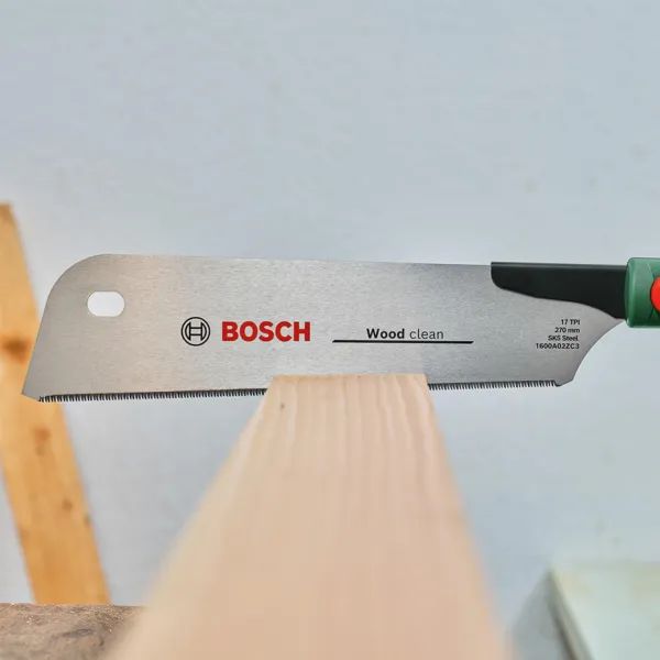 Ножовка по дереву Kataba, 270мм, 17TPI, пластиковая рукоятка Bosch (1.600.A02.ZB6) - Фото 1