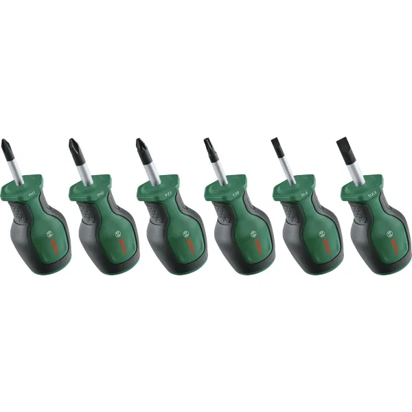 Отвертки набор 6шт, PH, PZ, TX, SL, сталь CrV Bosch (1.600.A03.2UK)
