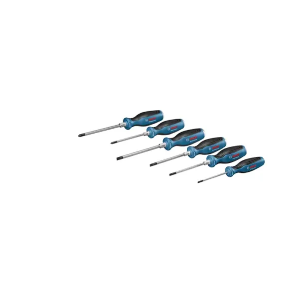 Викрутка набір 6шт, SL 4.5, 5.5, 6.5, PH1, PH2 Bosch (1.600.A01.6BF) - Фото 5