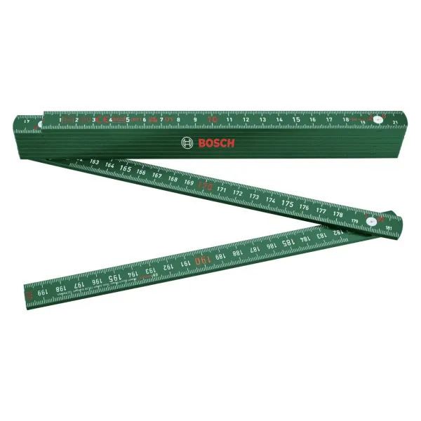 Линейка складная пластик, 2000мм Bosch (1.600.A03.2V3)