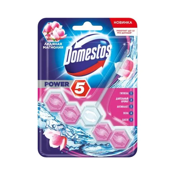 Туалетний блок 55 г Крижана магнолія DOMESTOS (dm.26008) - Фото 12