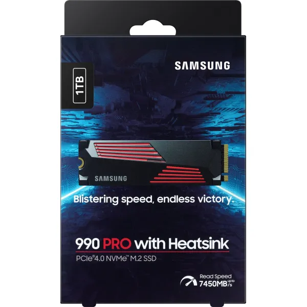 Накопичувач SSD M.2 1TB PCIe 4.0 990PRO + радіатор Samsung (MZ-V9P1T0CW) - Фото 9