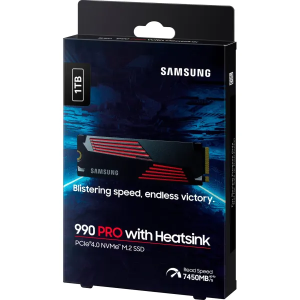 Накопичувач SSD M.2 1TB PCIe 4.0 990PRO + радіатор Samsung (MZ-V9P1T0CW) - Фото 10