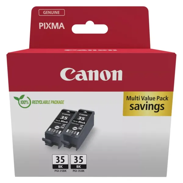 Картридж PGI-35Bk чорний подвійна упаковка Canon (1509B029) - Фото 4