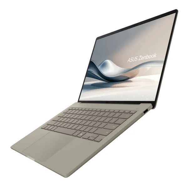 Ноутбук Zenbook A14 UX3407RA-QD906W 14" WUXGA OLED, Snapdragon X Elite X1E 78 100, 32GB, F1TB, UMA, Win11, Бежевый ASUS (90NB16G1-M000R0) - Фото 5