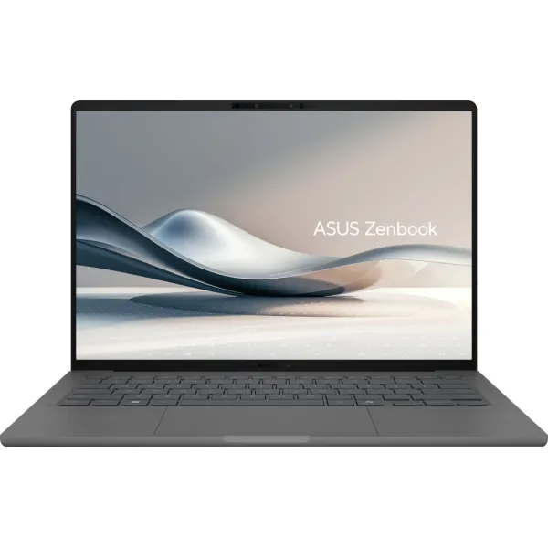 Ноутбук Zenbook A14 UX3407RA-QD010W 14" WUXGA OLED, Snapdragon X Elite X1E 78 100, 32GB, F1TB, UMA, Win11, Серый ASUS (90NB16G2-M000S0)