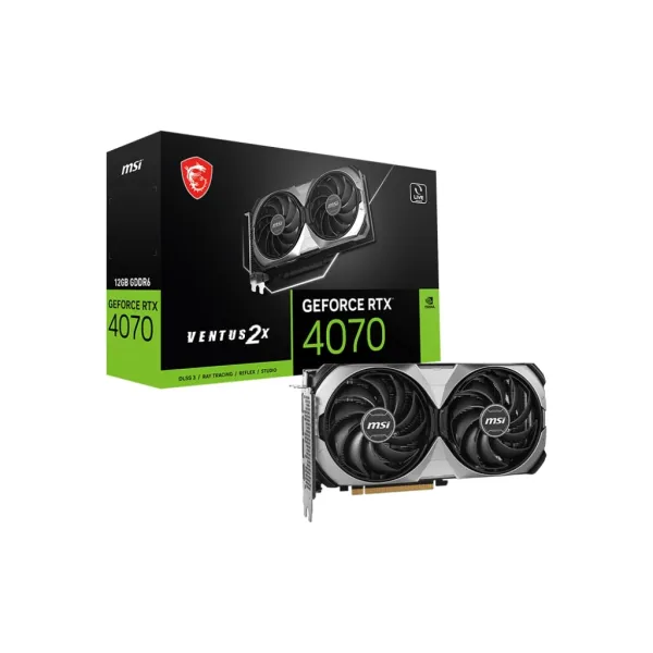 Відеокарта GeForce RTX 4070 12GB GDDR6 VENTUS 2X E1 MSI (912-V512-031) - Фото 4