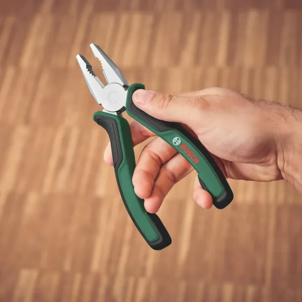 Плоскогубцы на выбор 3 шт, комбинированные, усиленные, боковые Bosch (1.600.A02.C0S) - Фото 2