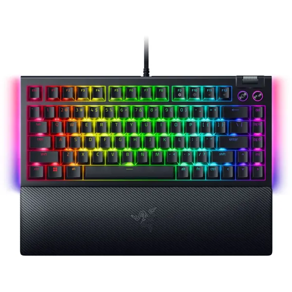 Клавиатура USB-A, RGB BlackWidow V4 Switch, чёрная Razer (RZ03-05000100-R3M1) - Фото 9