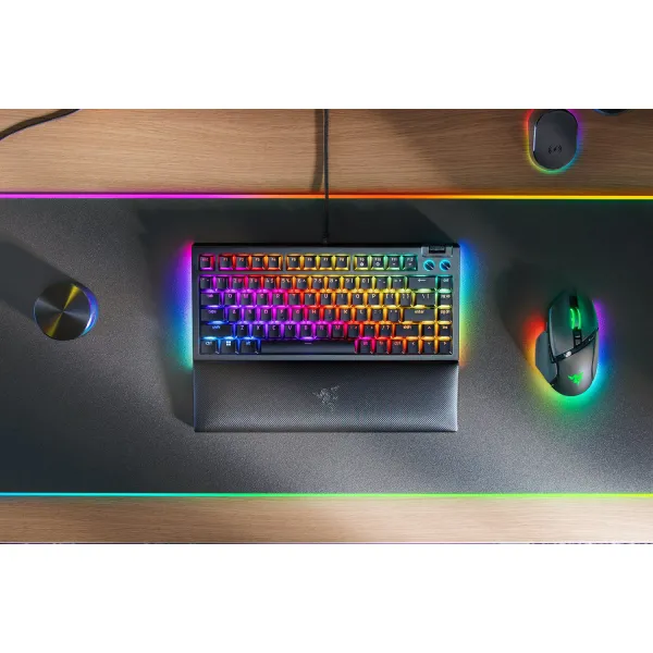 Клавиатура USB-A, RGB BlackWidow V4 Switch, чёрная Razer (RZ03-05000100-R3M1) - Фото 7