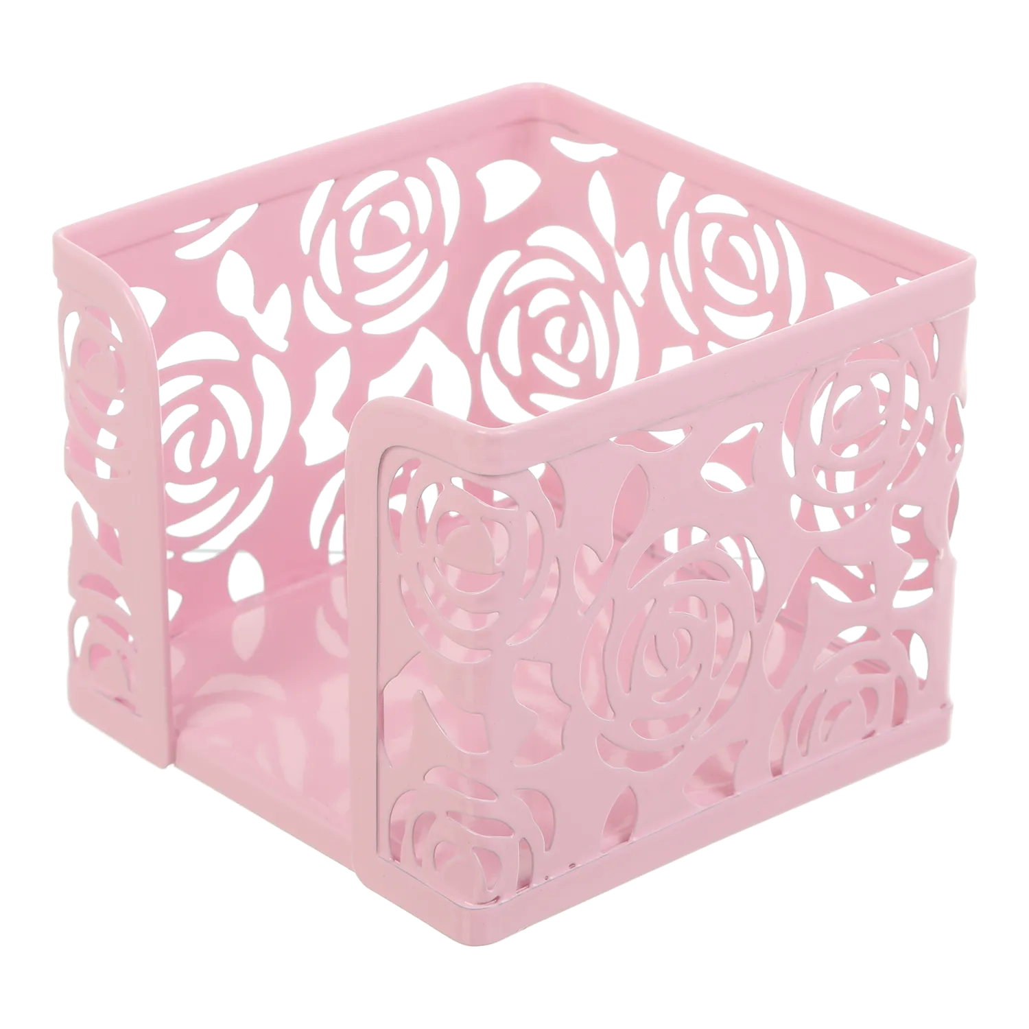 Бокс для паперу 80х90х90 мм, рожевий Rose Pastel Buromax (BM.6217-10) Бокс для паперу 80х90х90 мм, рожевий Rose Pastel Buromax (BM.6217-10)