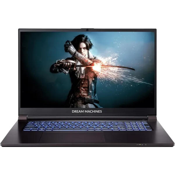Ноутбук RG2050-17 17.3FHD IPS, Intel i5-12450H, 32GB, F1TB, NVD2050-4, DOS, чорний Dream Machines (RG2050-17UA32)