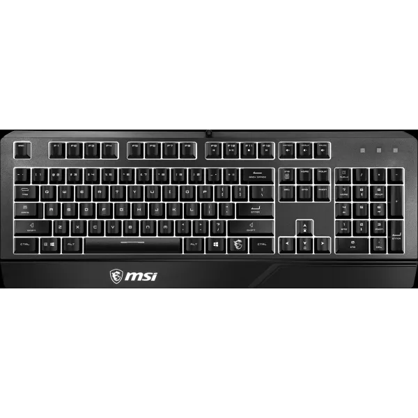 Клавіатура USB-A мембранна Vigor GK20 UA, EN/UKR/RU, ColorLED, чорна MSI (S11-04UA208-CL) - Фото 3
