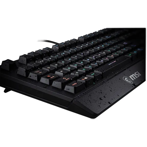 Клавіатура USB-A мембранна Vigor GK20 UA, EN/UKR/RU, ColorLED, чорна MSI (S11-04UA208-CL) - Фото 6