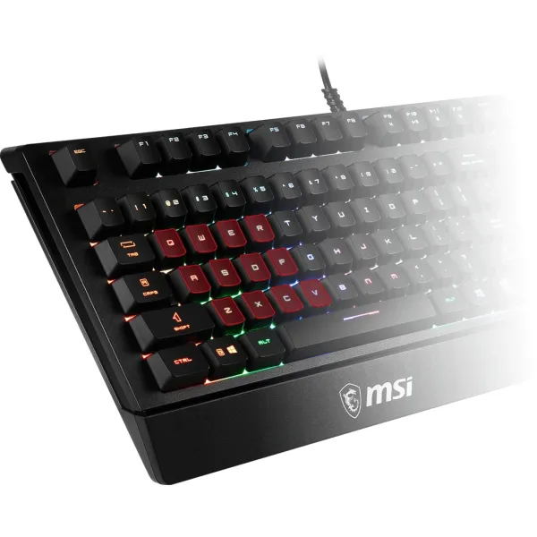 Клавіатура USB-A мембранна Vigor GK20 UA, EN/UKR/RU, ColorLED, чорна MSI (S11-04UA208-CL) - Фото 7