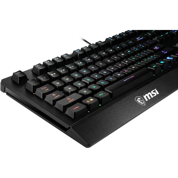 Клавіатура USB-A мембранна Vigor GK20 UA, EN/UKR/RU, ColorLED, чорна MSI (S11-04UA208-CL) - Фото 9