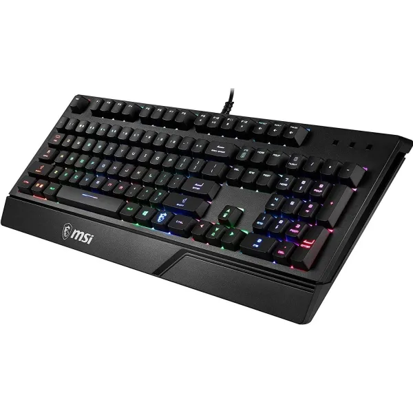 Клавіатура USB-A мембранна Vigor GK20 UA, EN/UKR/RU, ColorLED, чорна MSI (S11-04UA208-CL) - Фото 10