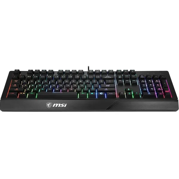 Клавіатура USB-A мембранна Vigor GK20 UA, EN/UKR/RU, ColorLED, чорна MSI (S11-04UA208-CL) - Фото 11