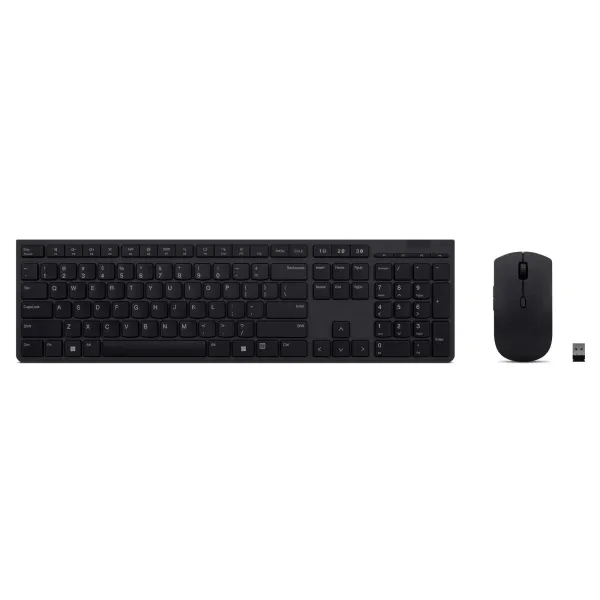 Комплект клавиатура и мышь беспроводной Slim Combo II-Ukraine чёрный Lenovo (4X31K03977)