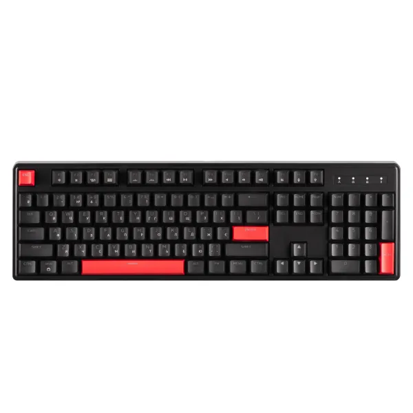 Клавиатура USB-A механическая, RGB X3, Keychron Brown, QMK/VIA, Hot-Swap, EN/UKR, чёрная Lemokey (X3-H3-UA) - Фото 4