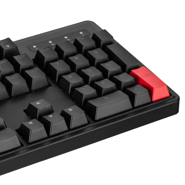Клавиатура USB-A механическая, RGB X3, Keychron Brown, QMK/VIA, Hot-Swap, EN/UKR, чёрная Lemokey (X3-H3-UA) - Фото 10